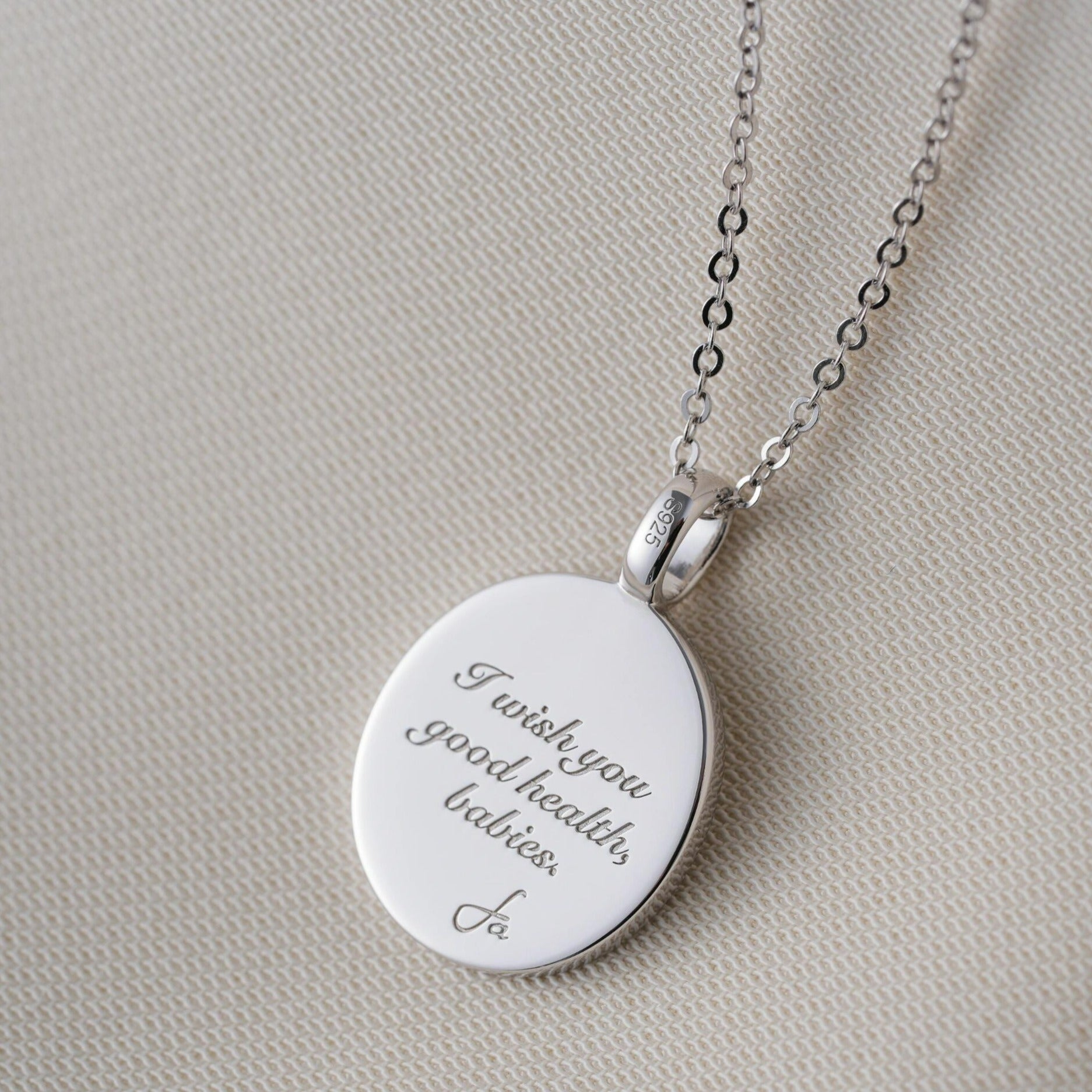 Custom Dog Memorial Necklace, Pet Photo Necklace, Enamel Necklace, Hand Painted , Personalized Jewelry, Pet Loss, Sterling Silver,14K/18K